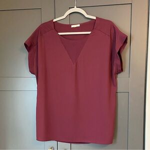 Burgundy Women's Top